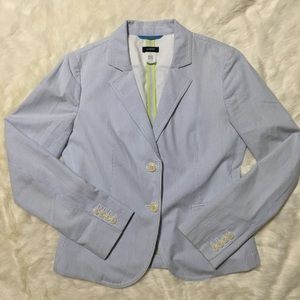 JCrew seersucker blazer